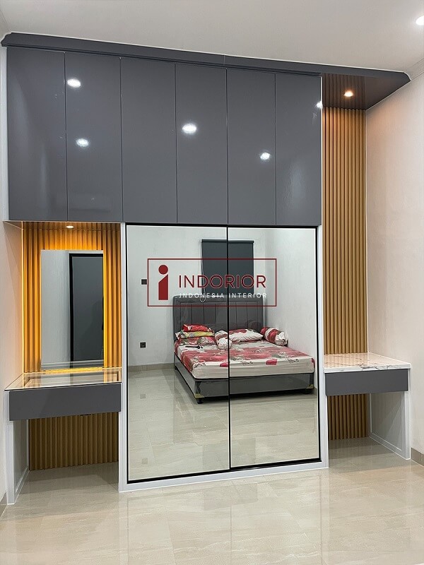 Hasil jadi lemari dan interior kamar Indorior